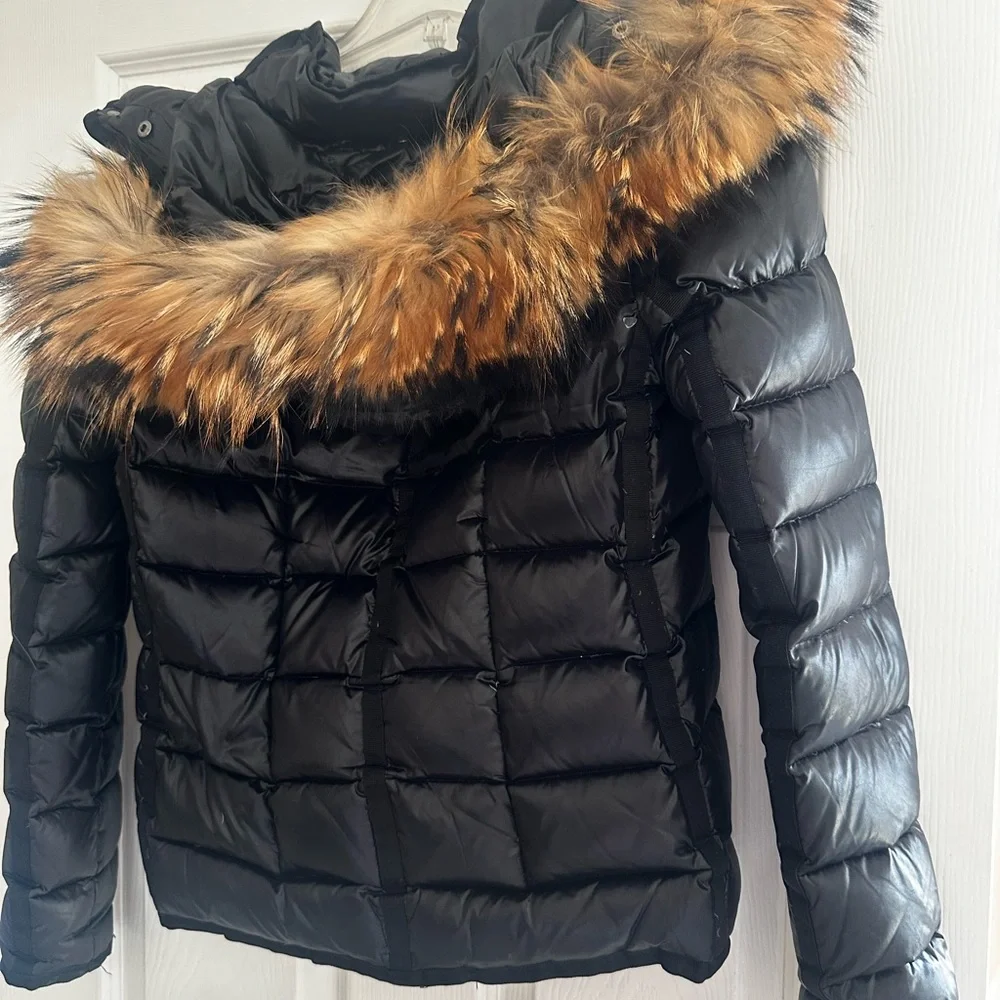 Moncler Jacket with Fur Hood - Picture 7 of 9